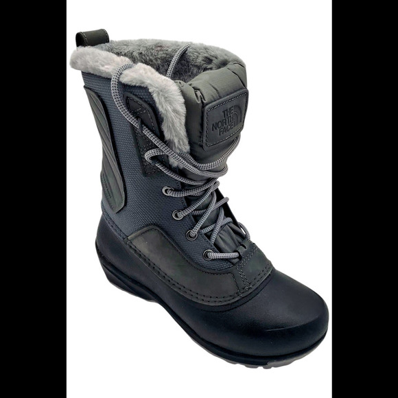 The North Face Women's Shellista IV Mid Lace Boots Gray/Black - Medium - Picture 1 of 3